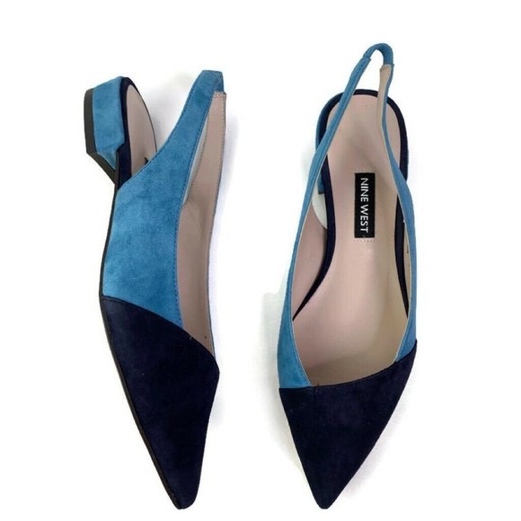 womens blue flat sandals